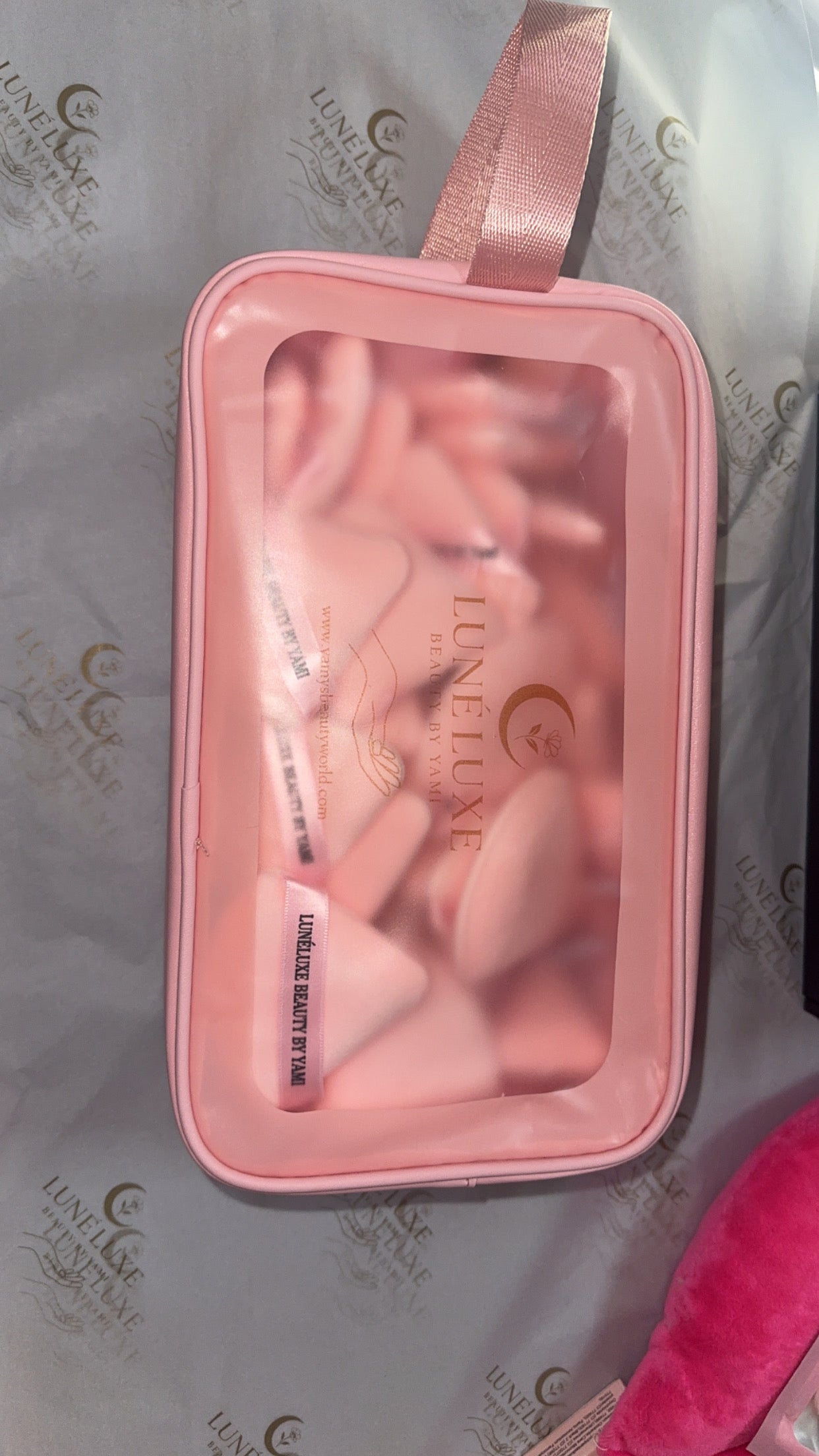 Lunéluxe Transparent Makeup Bag