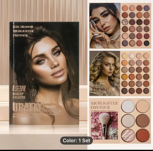 Make up palette !! Eye Shadow , Highlighter and countour palette