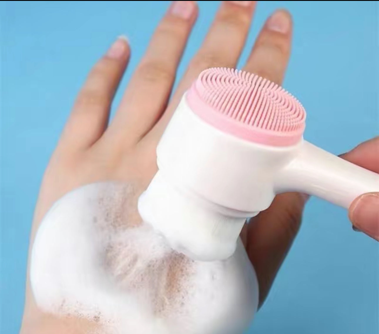 Professional Double-Sided Handheld Facial Cleaning Brush