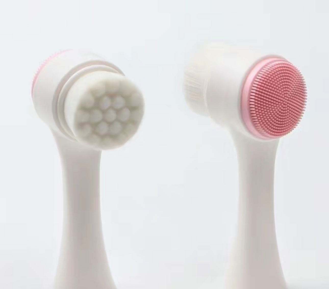 Professional Double-Sided Handheld Facial Cleaning Brush