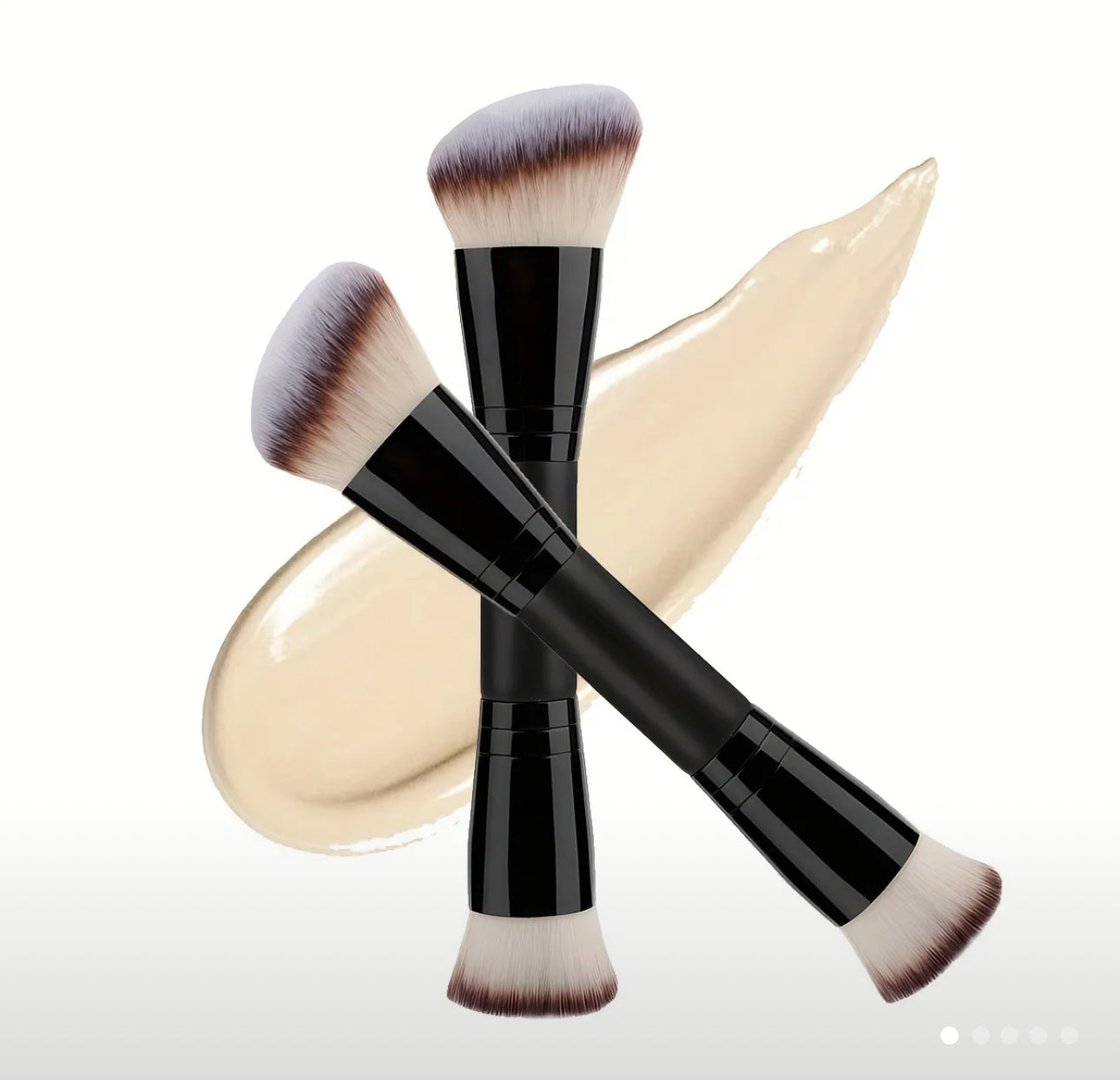 Versatile Dual-Ended Foundation brush